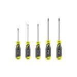 Jeu de 5 tournevis magntiques torx ryobi - rhsdst5