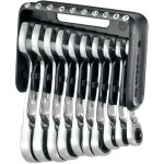 Jeu de 6 cls mixtes  cliquet courtes 7  17 mm facom 467bs. jp10pb