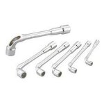 Jeu de 6 cl�s � pipe d�bouch�es 6 / 12 pans