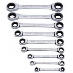 Jeu de 9 cl�s doubles extra - plates polygonales � cliquet 106c - j9z sam outillage