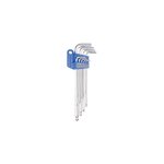 Jeu de 9 cls mles 6 pans extra longues  tte sphrique mtrique  ball point  - 20109mr - king tony ...