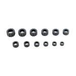 Jeu de bagues d extraction pour �crous �bim�s, 12 pi�ces