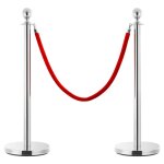 Jeu de barrières de file d'attente vip 3 pcs inox argenté vidaxl vidaxl Jeu de barrières de file d'attente vip 3 pcs inox argenté vidaxl vidaxl