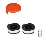 Jeu de bobines de fil de coupe de rechange pour black + decker af - 100