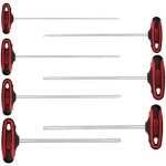 Jeu de cl�s m�les, poign�e en t ribe ergotorqueplus extra - longue, 7 pcs, m4 - m10