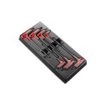 Jeu de cl�s m�les en t � t�te sph�rique facom - 7 pcs - 6 pans