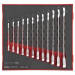 Jeu de cls mixtes  racagnac plat 8 - 19 12pcs ted - teng tools ted6512rs