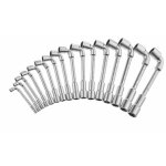 Jeu de cl�s � pipe 6 pans x 12 pans - mm - 16 pces stanley 1 - 17386