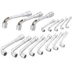 Jeu de cl�s � pipe d�bouch�es, 8 � 24 mm, 93j16 sam outillage