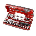 Jeu dbox de douilles 1 / 2'' 6 pans m�triques ogv - grip - facom - sl. dbox1grppb