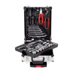 Jeu de douilles, finition polie chrom��e 90 pi��ces 1 / 4  1 / 2 22