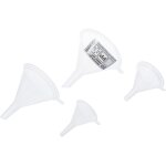 Jeu d entonnoirs  55 - 125 mm - 4 pieces en plastique alimentaire
