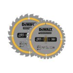Jeu de lames de scie circulaire dewalt 165 x 20 mm x 24 / 36 dents Jeu de lames de scie circulaire dewalt 165 x 20 mm x 24 / 36 dents