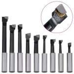 Jeu d'outils d'alsage 15 pcs 50 mm tte d'alsage mt2 - f1 - 12