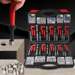 Jeu d'outils de réparation rapide de filetage d'écrou endommagé, kit d'outils de réparation de taraud ... Jeu d'outils de réparation rapide de filetage d'écrou endommagé, kit d'outils de réparation de taraud ...