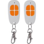 Jexnovashop - 2 x aam0094 t�l�commande scs motorisation portail portes de garage 4 - canaux 433, 92mhz ...