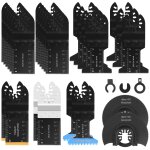 Jexnovashop - 30 pcs lame scie oscillante, universelle outil multifonction saw blades accessoires kit, ...