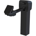 Jexnovashop - arr�t universel 360 pour portail manuel - noir, longueur de tube (mm) : 250