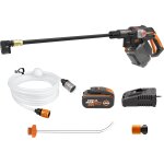 Jexnovashop - nettoyeur haute pression sans fil brushless 20v hydroshot wg633e, outil mobile sans raccord ...