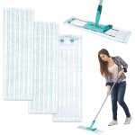 Jfkjg - lot de 3 housses de rechange pour balai d'essuie - glace, avec systme  2 fibres, limination ...