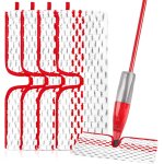 Jfkjg - ttes de rechange pour vadrouille de rechange pour balai de nettoyage rotatif sec et humide 2 ...