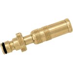 Jgd - boutt� l115 ¿ lance d�arrosage en laiton ¿ jet r�glable ¿ raccord rapide int�gr� ¿ haute r�sistance ...