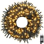 Jgd - guirlande lumineuse 200led 20m led guirlande lumi�res int�rieur et ext�rieur 8 modes ip44 etanche ...