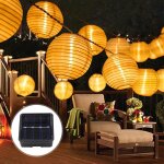 Jgd - lampions solaires ext�rieurs 12 m - r�sistant - temp�ratures - 40 led - guirlande lumineuse �tanche ...