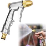 Jgd - pistolet d'arrosage avec buse en laiton, pistolet d'arrosage m�tal, pistolet arrosoir, pistolet ...