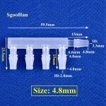 Joendoco - pompe  air prcieuse pour aquarium, joint de tuyau, systme d'irrigation de jardin, connecteur ...