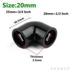 Johonneur de tuyau d'eau noirs, connecteurs upvc pais, accessoires d'aquarium, prcieux joendocgarden, ...