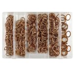 Joints de bouchon de vidange assortiment de 525 joints
