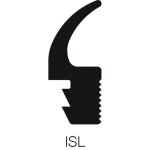 Joint caoutchouc noir pour seuil de menuiserie bois - 5 m - gsl bilcocq