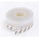 Joint d'etancheite en silicone transparent de 3 m, pour bas de porte, etanche, coupe - vent et anti - ...