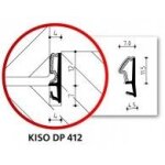 Joint pose sur ouvrant kiso - rainure 4mm - feuillure 12 mm - 250m - dp 412 tpe noir