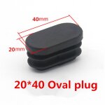 Joint de protection anti - poussire pour meubles, noir, nar, oblong, rectangle, bouchon d'extrmit ...