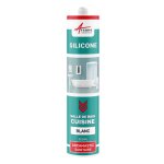 Joint silicone douche baignoire sanitaire sdb blanc 1 x 300 ml