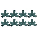 Joint de support de plante, 8 pièces, joint de piquet de jardin à 5 voies, connecteur de piquet de plante ... Joint de support de plante, 8 pièces, joint de piquet de jardin à 5 voies, connecteur de piquet de plante ...