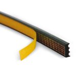 Joint de vitrage en caoutchouc alv�olaire brun - 3 x 12 mm - 150 m kiso