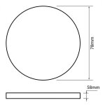 Joint wc pour soupape grohe l. 16 x h. 19 x p. 1 cm