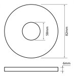 Joint wc pour soupape jacob delafon l. 8. 2 x h. 0. 6 x p. 5. 9 cm