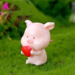 Jolie statue de bonsa en rsine, dcoration de jardin, maison, mini animal, ornements miniatures, figurine ...