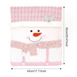 Juste de chaise rose avec image de dessin anim, housse anti - poussire pour chaise de salle a manger, ...