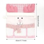 Juste de chaise rose avec image de dessin anim, housse anti - poussire pour chaise de salle a manger, ...