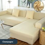 Juste extensible pour canap et fauteuil 1 / 2 / 3 / 4 places, pour salon, en spandex, compatible avec ...