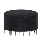 Juste de table de jardin ronde en pu, imperméable, anti - décoloration, anti - uv, tissu oxford 420d, ... Juste de table de jardin ronde en pu, imperméable, anti - décoloration, anti - uv, tissu oxford 420d, ...