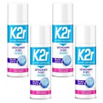 K2r lot de 4 d�tachants � sec ¿ a�rosol (200ml)