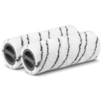 K�rcher - brosse rouleau - pour nettoyant pour sol - gris (pack de 2)