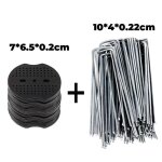Kaapl - agrafes de jardin de type u, 10 / 40 ensembles, piquets de tube de clôture d'aménagement paysager, ... Kaapl - agrafes de jardin de type u, 10 / 40 ensembles, piquets de tube de clôture d'aménagement paysager, ...