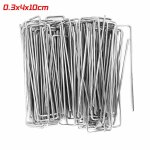 Kaapl - agrafes de jardin de type u, 10 / 50 pices, piquets de tube de clture robustes, broches sod, ...
